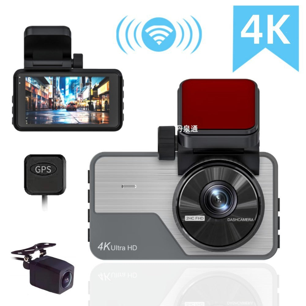 4K Ultra HD Dashcam with Night Vision & Wi-Fi