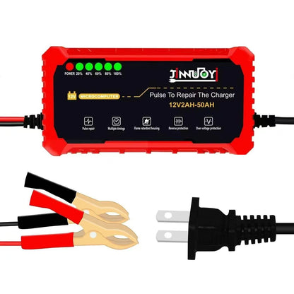 Smart Battery Charger for Car & Motorcycle