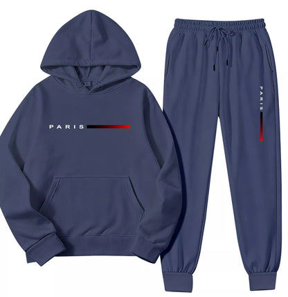 Men's Hooded Tracksuit Set