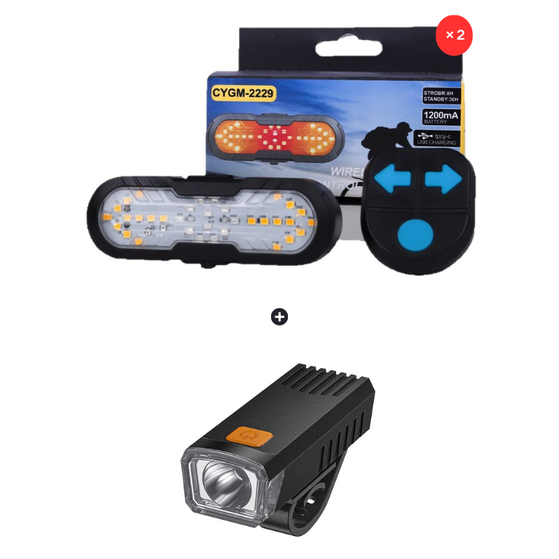 🚨Smart Bike Safety Light with Wireless Remote Control🚲