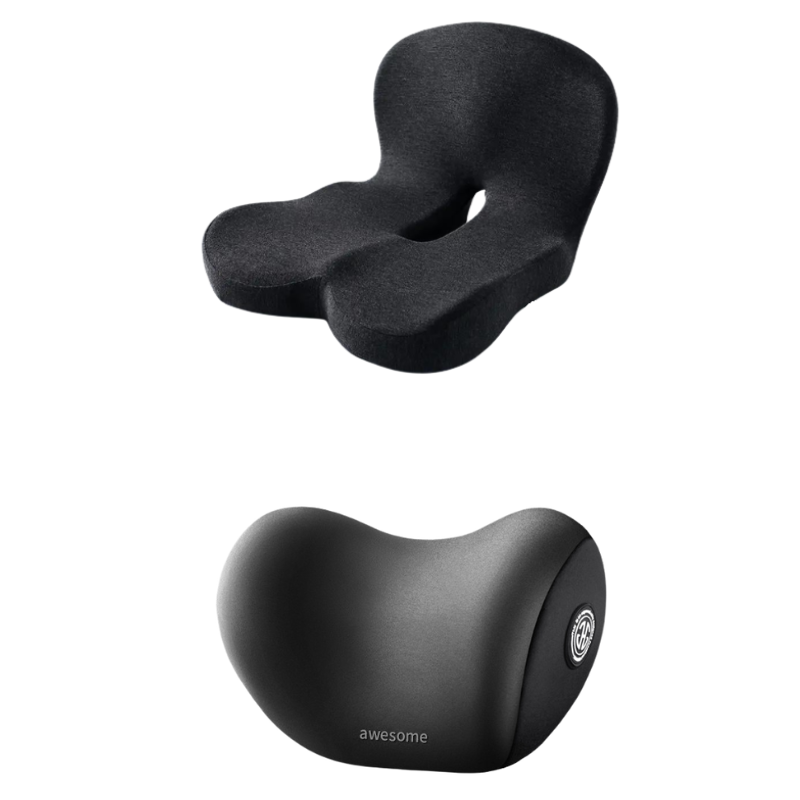 💎 50% OFF! 💎 Non-Slip Memory Foam Seat Cushion – Sciatica Relief, Breathable Mesh & Universal Fit for Car, Office & Wheelchair