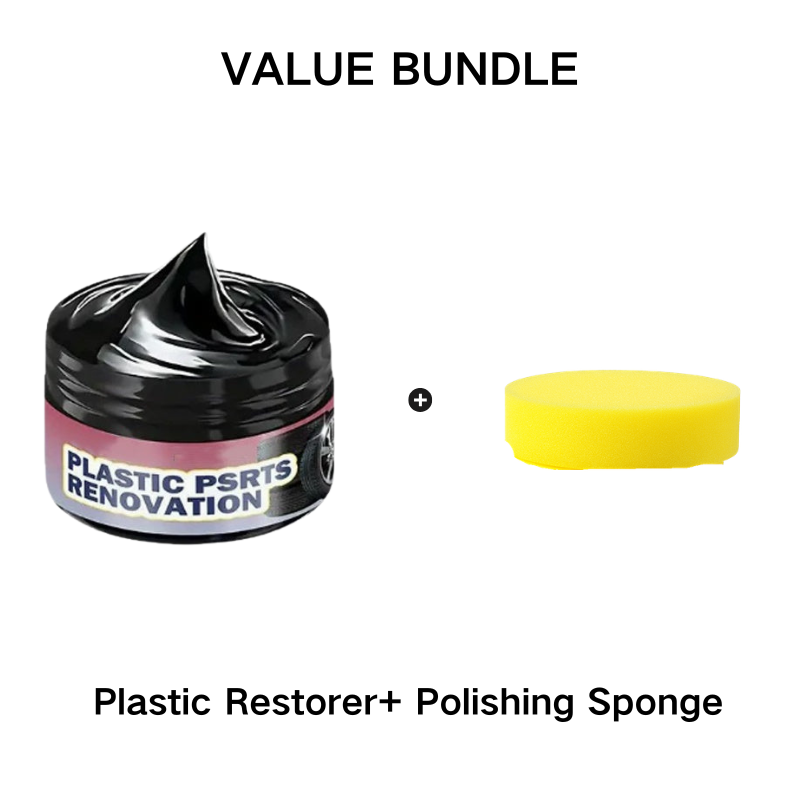 Easy-Apply Plastic Restorer for Cars