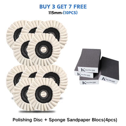 🔥LAST DAY -BUY 1 GET 1 FREE🔥✨ Achieve A Mirror Finish –Wool Felt Flap Polishing Disc