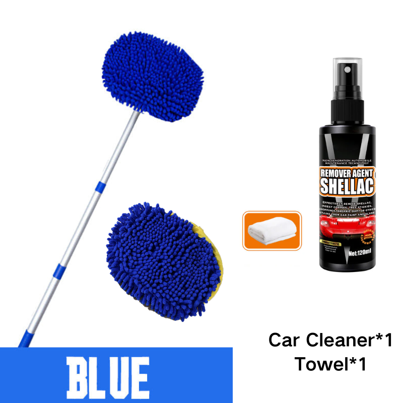 🚗 50% OFF NOW! 🧽 Durable Aluminum Long Handle Telescopic Car Wash Mop – Soft Microfiber, Scratch-Free & Adjustable Length ✨