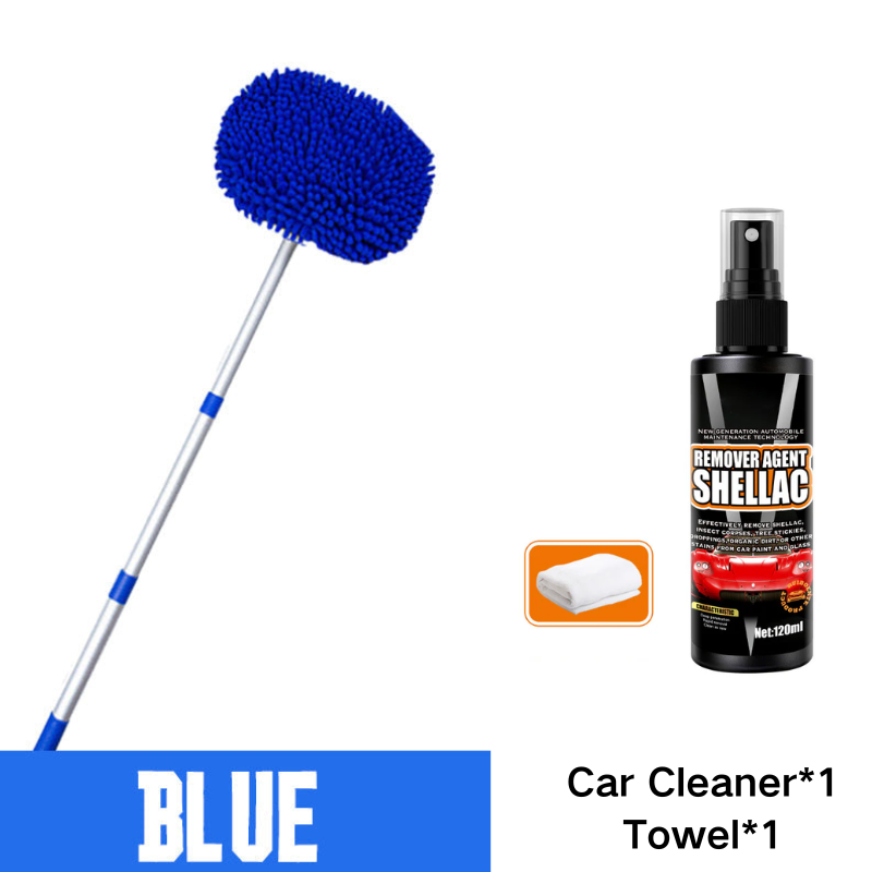 🚗 50% OFF NOW! 🧽 Durable Aluminum Long Handle Telescopic Car Wash Mop – Soft Microfiber, Scratch-Free & Adjustable Length ✨