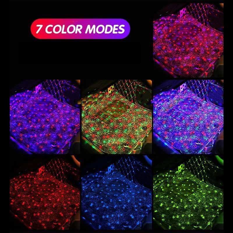 🔥HOT SALE 50%OFF🔥Premium Wireless Charging LED Ambient Light Strip for Car Footwell