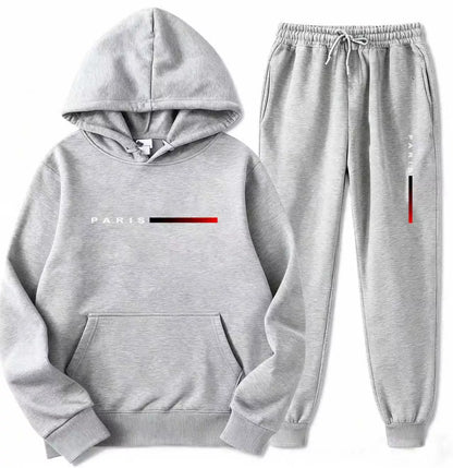 Men's Hooded Tracksuit Set