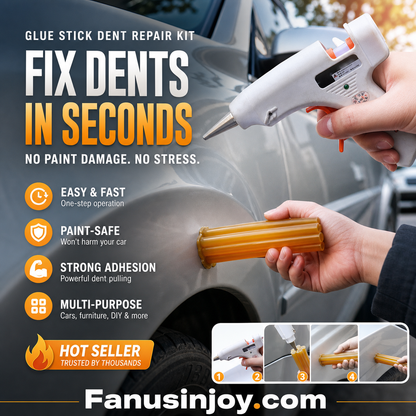 🥳2026 HOT SALE🥳💞50K+ SOLD!🚗🔧 50% OFF! Paintless Dent Repair Glue Stick – Melt, stick, pull – dents disappear. Safe on paint, works on glass & DIY projects. Save £££ on bodywork! 🛠️✨