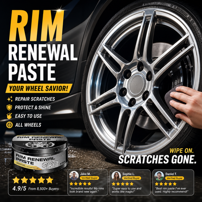 🥳2026 HOT SALE🥳💞50K+ SOLD!✨🛞 50% OFF! All‑in‑One Wheel Restoration Paste – Erases scratches & curb rash instantly. Molecular bonding, rock‑hard protection. Showroom shine! 💎🚗