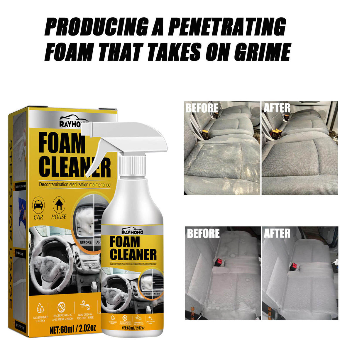 🔥2026 New Hot Sale 50% off🔥Multi-Purpose Foam Cleaner