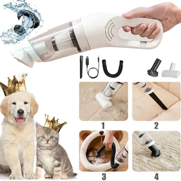 📢57% OFF NOW!!!⏰Classic Handheld Pet Vacuum | Lightweight, Portable Cleaning | Includes 3 Accessories