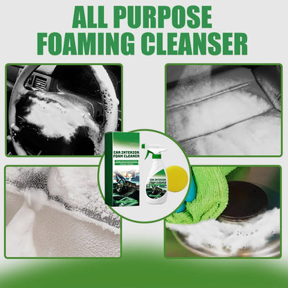 🔥BUY 1 GET 1 FREE🔥Effective Car Interior Foam Cleaner with Sponge