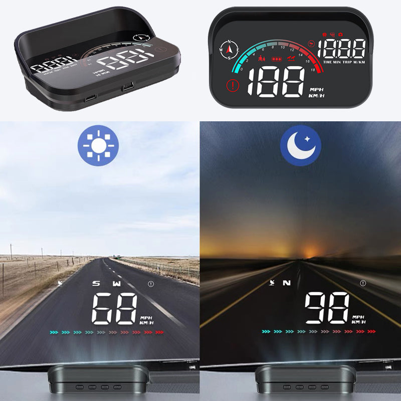 🚗Car GPS Speedometer Heads Up Display✨️