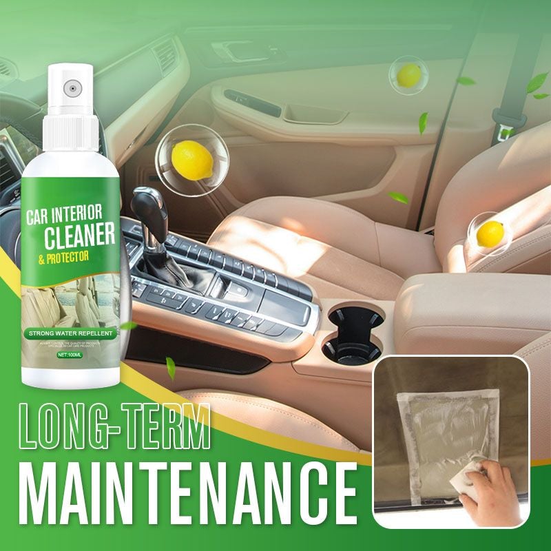 🔥Easy Care for Your Car's Interior: Professional Leather Cleaner and Foam Detergent Set!