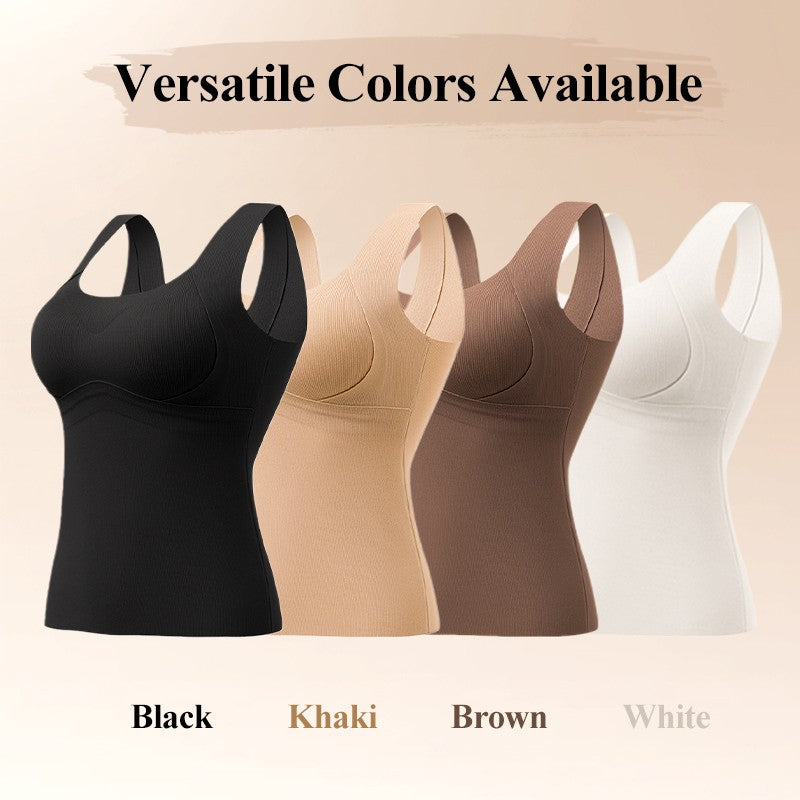 💖Christmas Sale -50% OFF🎅Thickened Warm Tank Top with Shelf Bra