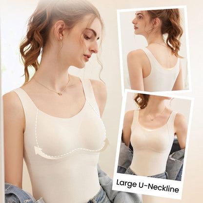 💖Christmas Sale -50% OFF🎅Thickened Warm Tank Top with Shelf Bra