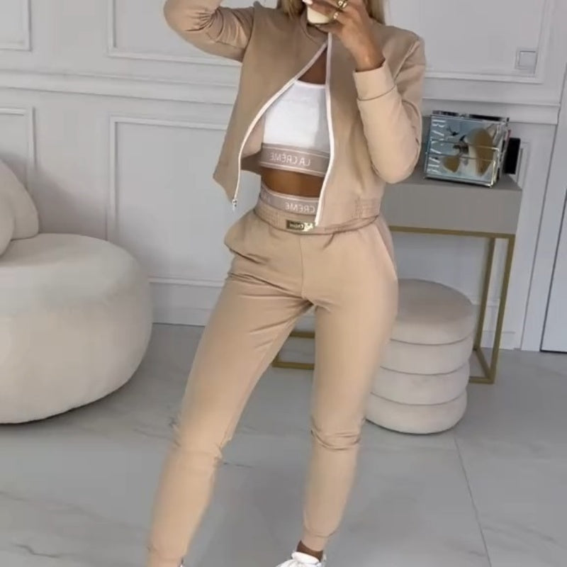 🎉New Year’s Hot Sales - 70% OFF😍Women's 3-Piece Zip-Up Tracksuits