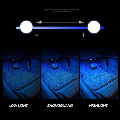 🔥HOT SALE 50%OFF🔥Premium Wireless Charging LED Ambient Light Strip for Car Footwell