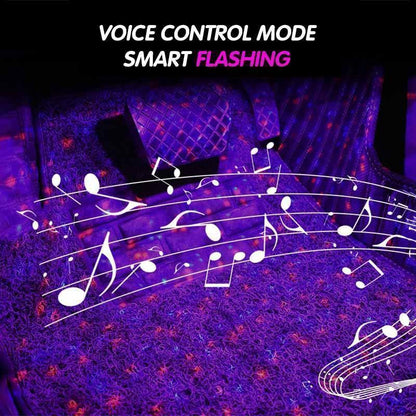 🔥HOT SALE 50%OFF🔥Premium Wireless Charging LED Ambient Light Strip for Car Footwell
