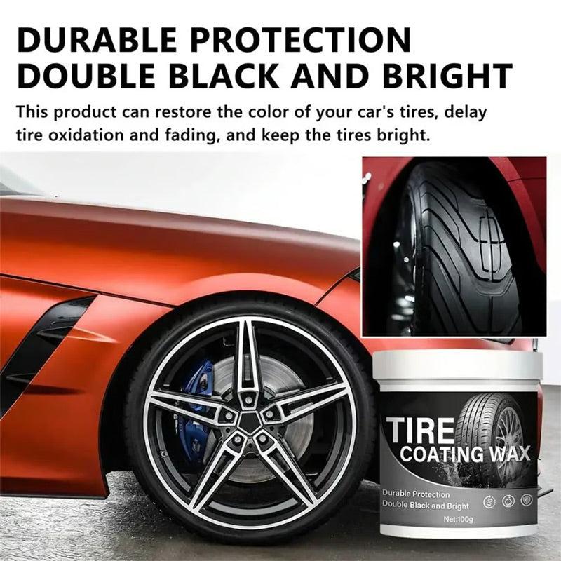 Versatile Lasting Hydrophobic Car Tire  Polishing Cleaner Paste