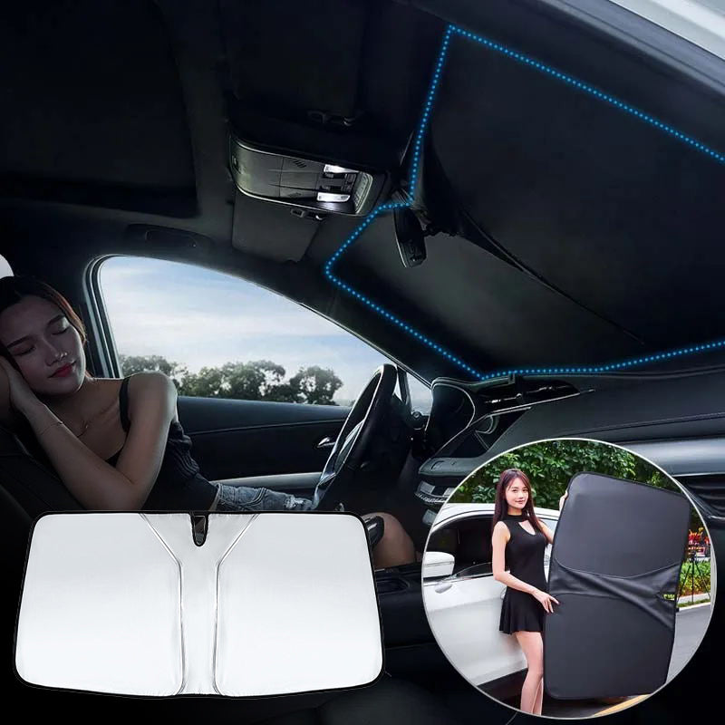🥳2026 HOT SALE🥳💞50K+ SOLD!💥🚗☀️ 50% OFF! Car Heat Insulation Sunshade – UPF50+ blocks UV & heat. Multi-layer protection keeps car cool. Easy spring-ring install, folds flat for storage. A summer essential. 🛡️