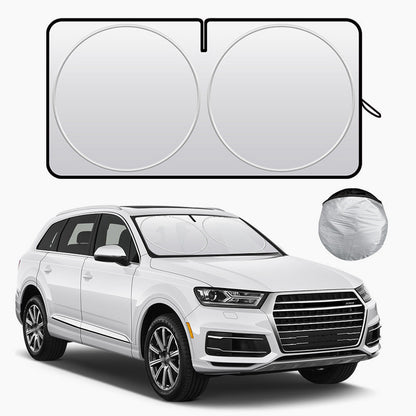 Foldable Car Windshield Sunshade with Storage Bag