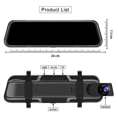 📢📢50% OFF !! ⏰ Touchscreen Dash Cam – Front & rear 4K, 24/7 parking & reverse aid – Night vision, loop recording – perfect for all-weather driving 🚗