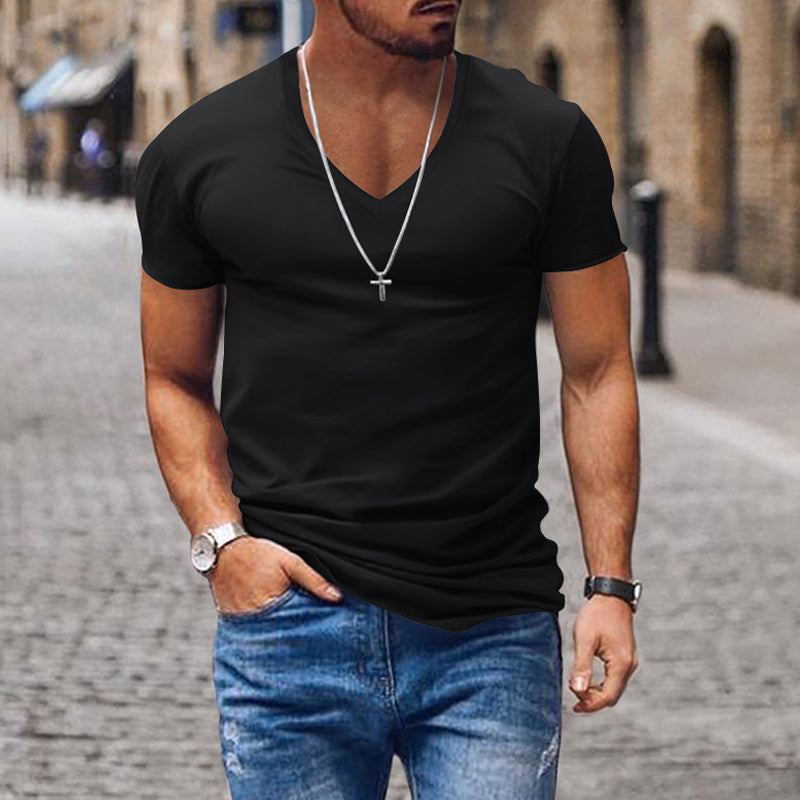 Men's Slim-Fit V-Neck T-Shirt
