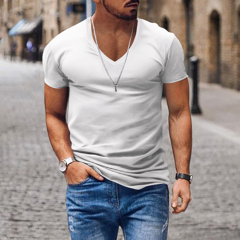 Men's Slim-Fit V-Neck T-Shirt