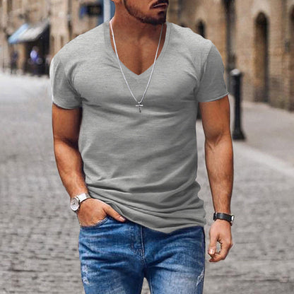 Men's Slim-Fit V-Neck T-Shirt