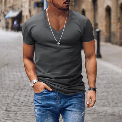 Men's Slim-Fit V-Neck T-Shirt