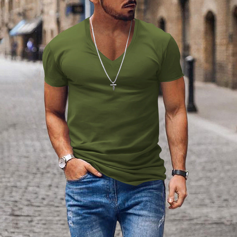 Men's Slim-Fit V-Neck T-Shirt