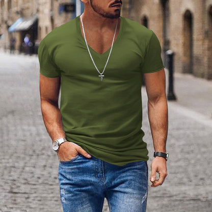 Men's Slim-Fit V-Neck T-Shirt