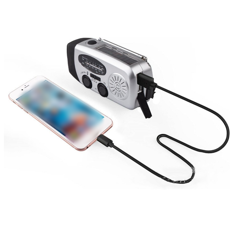 📻 60% OFF NOW! 🔋 Multifunctional Portable Solar Emergency Radio – Power Bank, Hand Crank & Weather Alert ⚡