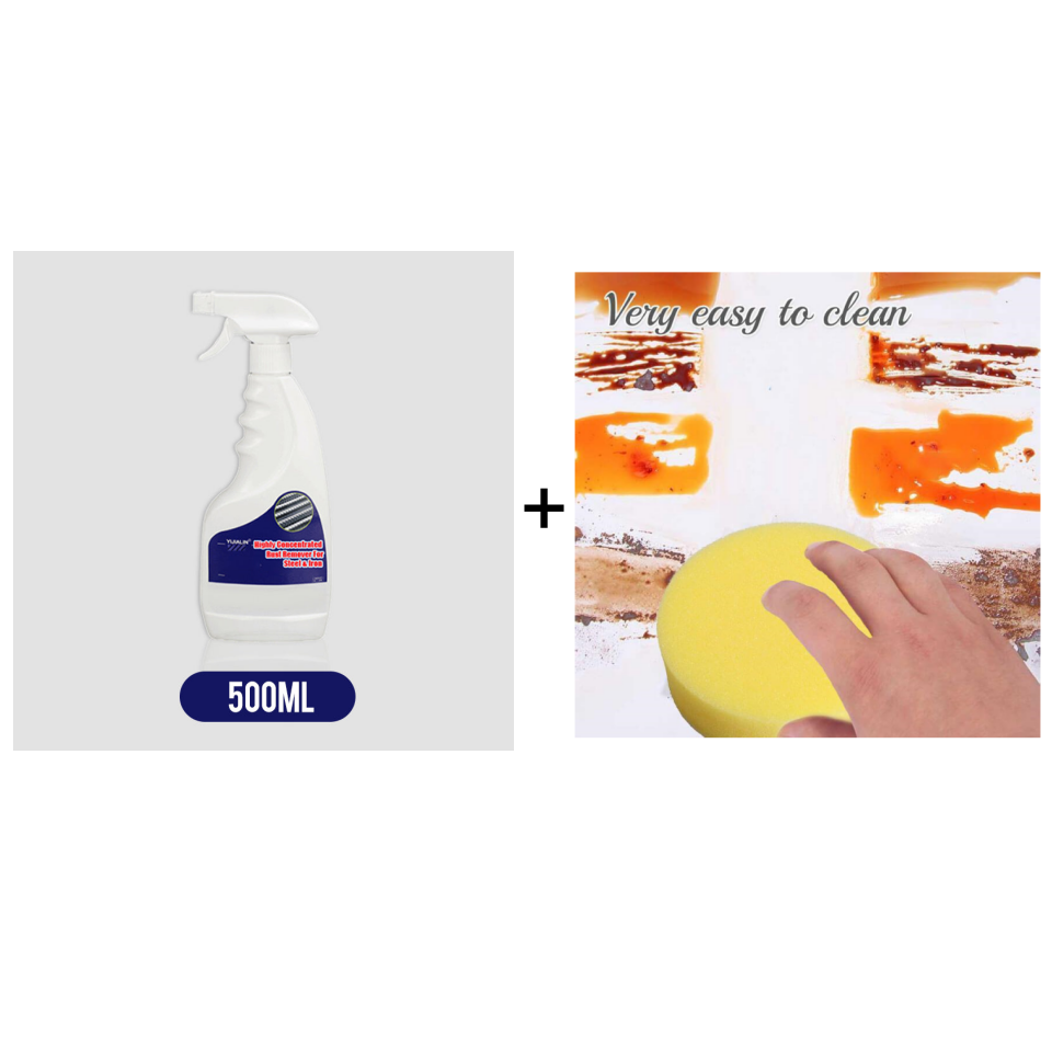 💥 Buy 2 and get 1 Free🔥 Highly concentrated rust remover for steel & iron