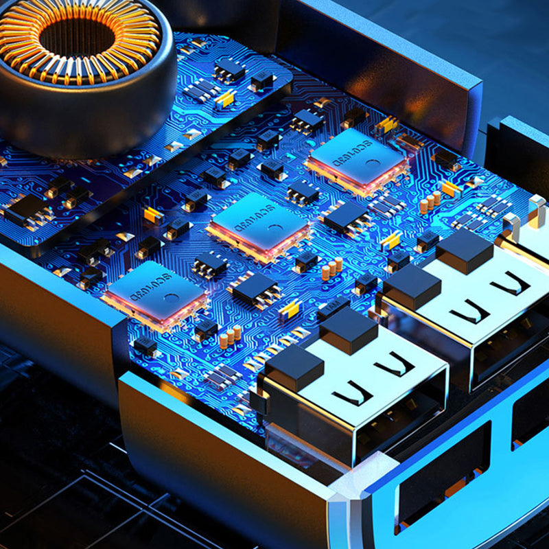 🔥HOT SALE🔥6-Port Car Charger Cigarette Lighter Adapter