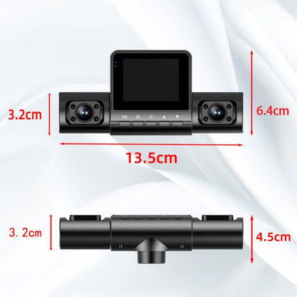 ⏰1080P 4-Channel Dash Cam with Night Vision