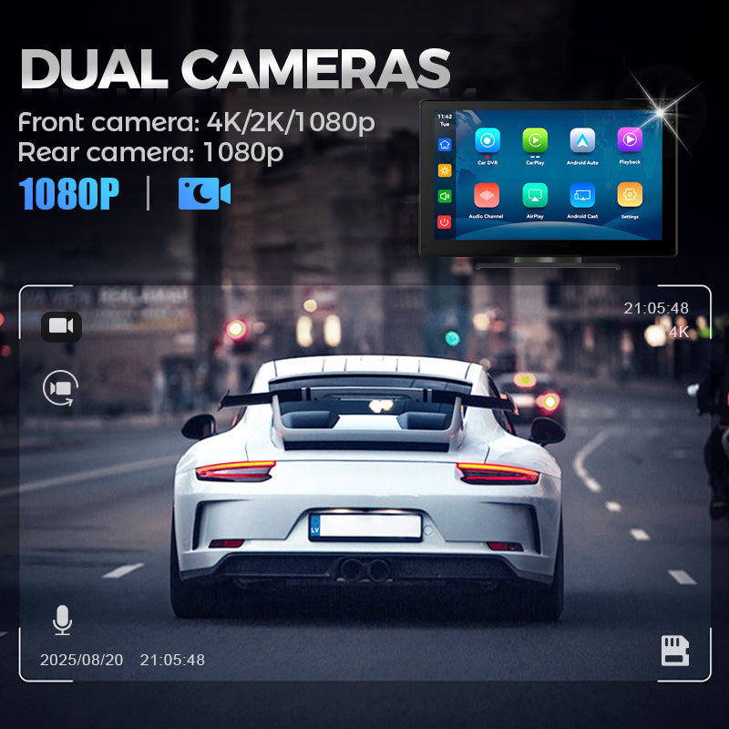 Smart Touchscreen Wireless Dashcam