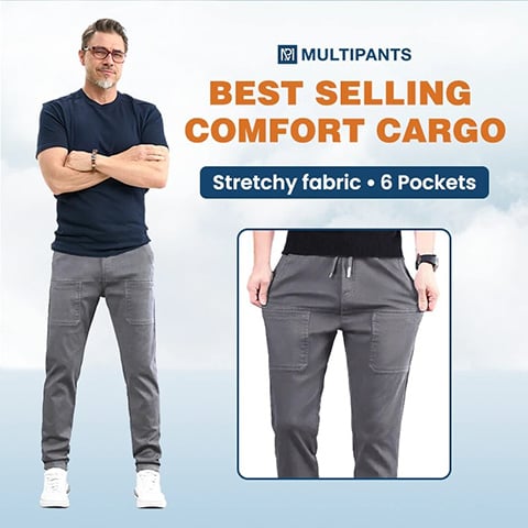 👍Last Day Sale 70% OFF🏆MultiPants – High Stretch Multi-pocket Durable Cargo Pants