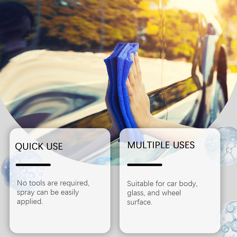 🔥While Supplies Last 40% OFF!🎉 High-Gloss Polishing Spray—Long-lasting UV protection/water-repellent, compatible with paintwork, rims, and glass.