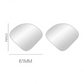 2Pcs Car Heart Shaped Blind Spot Mirrors