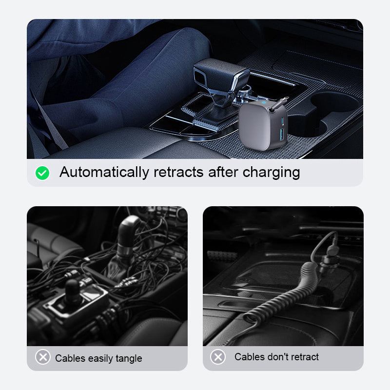 💡✨Compact Retractable Car Charge