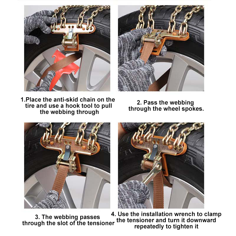 🛞Universal Anti-Skid Snow Chains for Car Tires