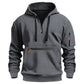 Men's Warm Utility Quarter-Zip Hoodie -👏Comfort, style, and practicality are combined in one versatile piece!
