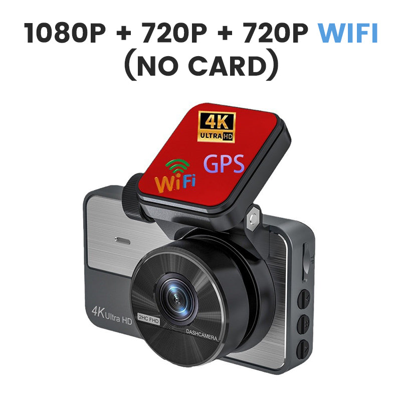4K Ultra HD Dashcam with Night Vision & Wi-Fi