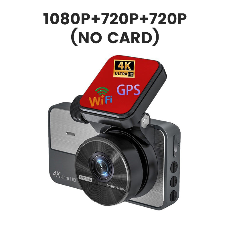 4K Ultra HD Dashcam with Night Vision & Wi-Fi