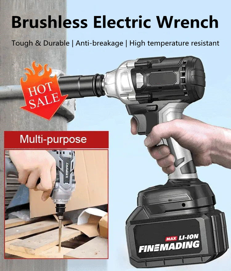 ⚡ Beast Mode Torque | 2026 Brushless Wrench | All-Day Battery Life 🪫❌