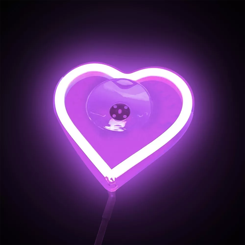 Wireless heart-shaped atmosphere light for the car