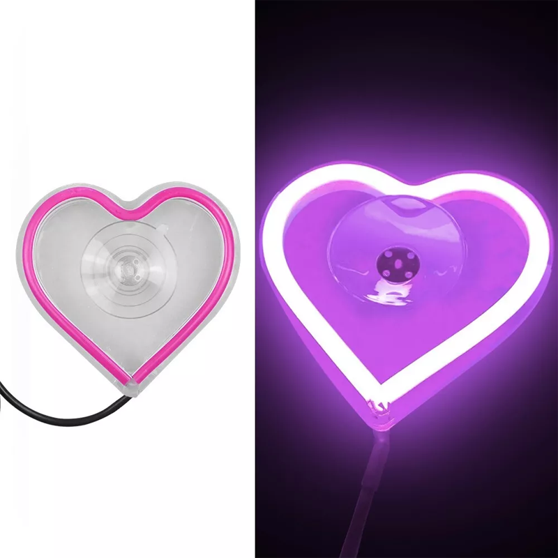 Wireless heart-shaped atmosphere light for the car