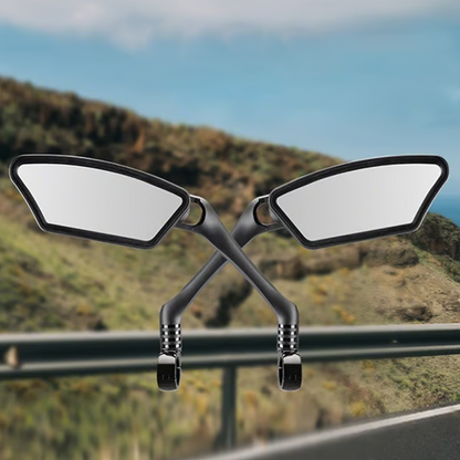 🎁2026 New Arrivals 50% OFF💥360° Rotatable Bicycle Rearview Mirror – Shock-Absorbing Arm, Weather-Resistant, Universal Mount 🛡️